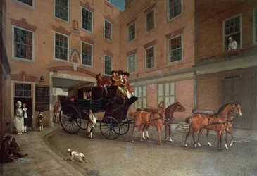 The Departure of the Diligence from Southampton